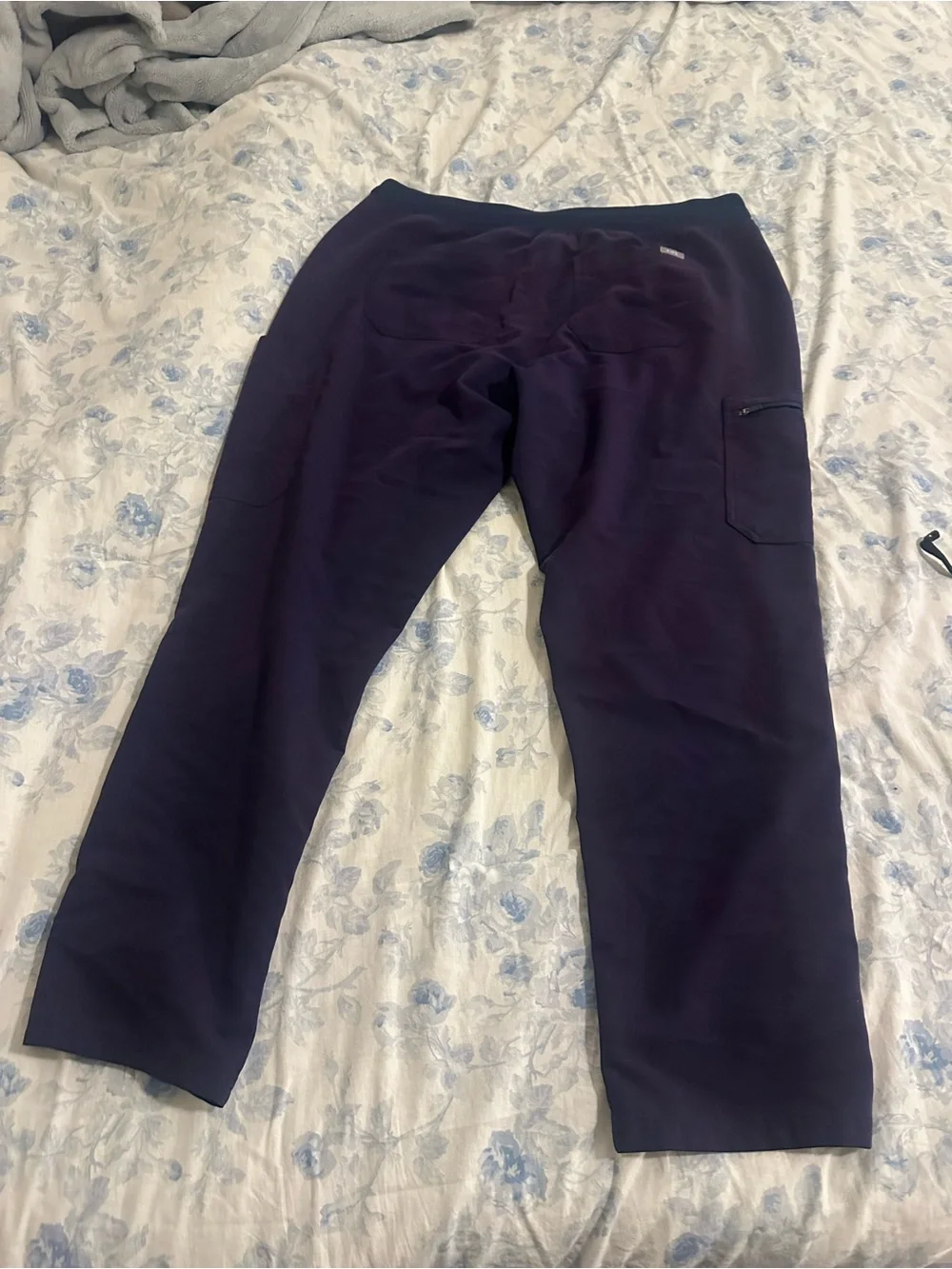 Figs Dark Purple Drawstring Jogger Pants